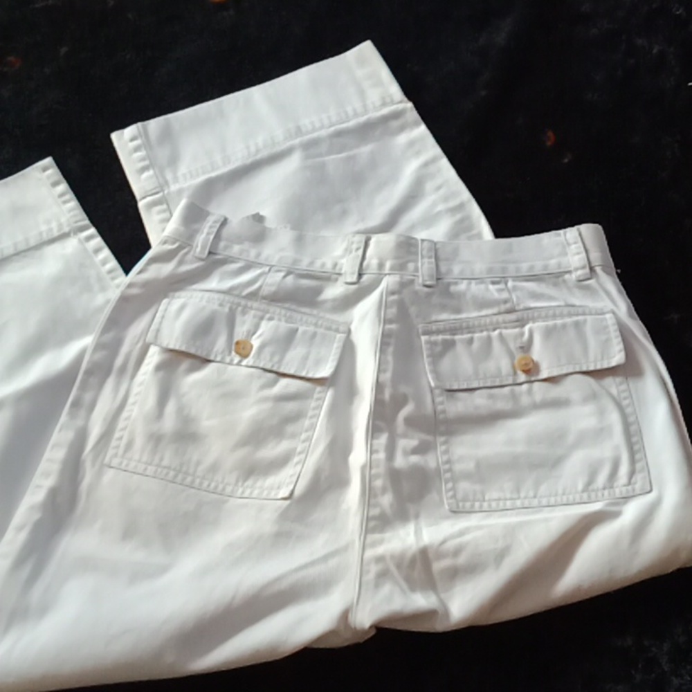 Ralph Lauren cropped wide leg loose spring pants sz 8